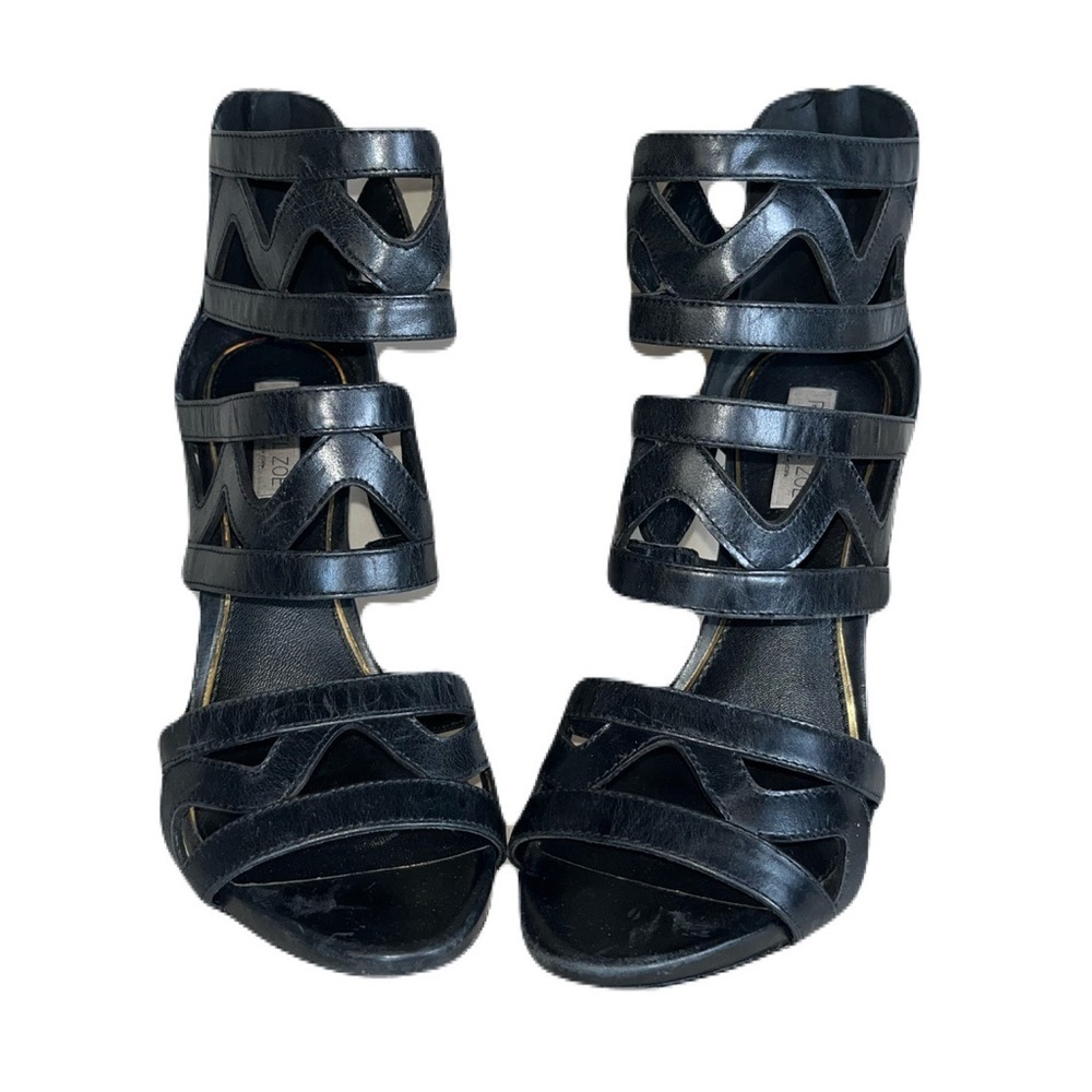 Rachel Zoe Black Strappy Heels